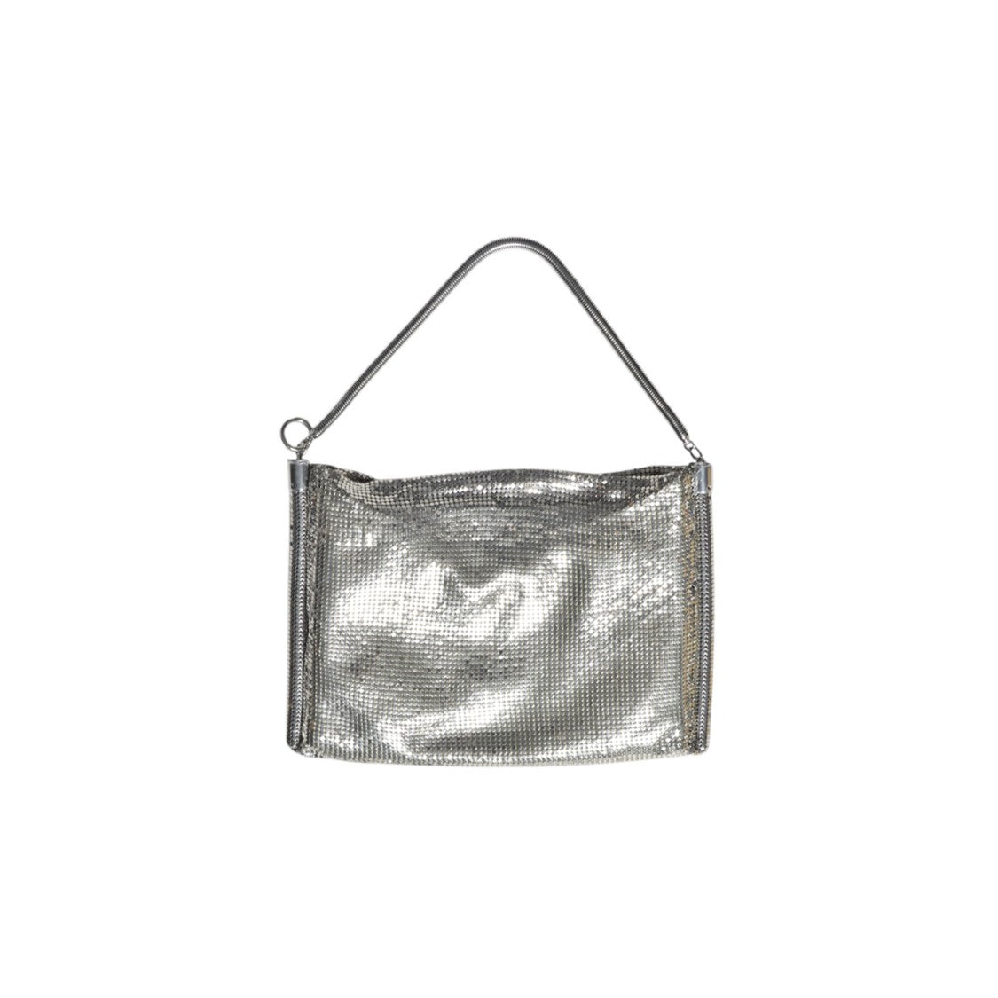 Rabanne Chainmail Handheld Pouch With Adjustable Snake Chain Handle