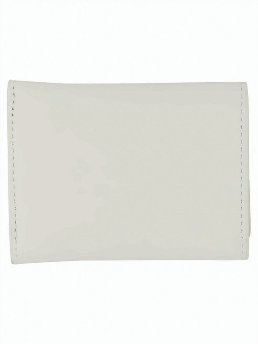 Diesel Trifold Cowhide Leather Xs Wallet With Metallic Emblem