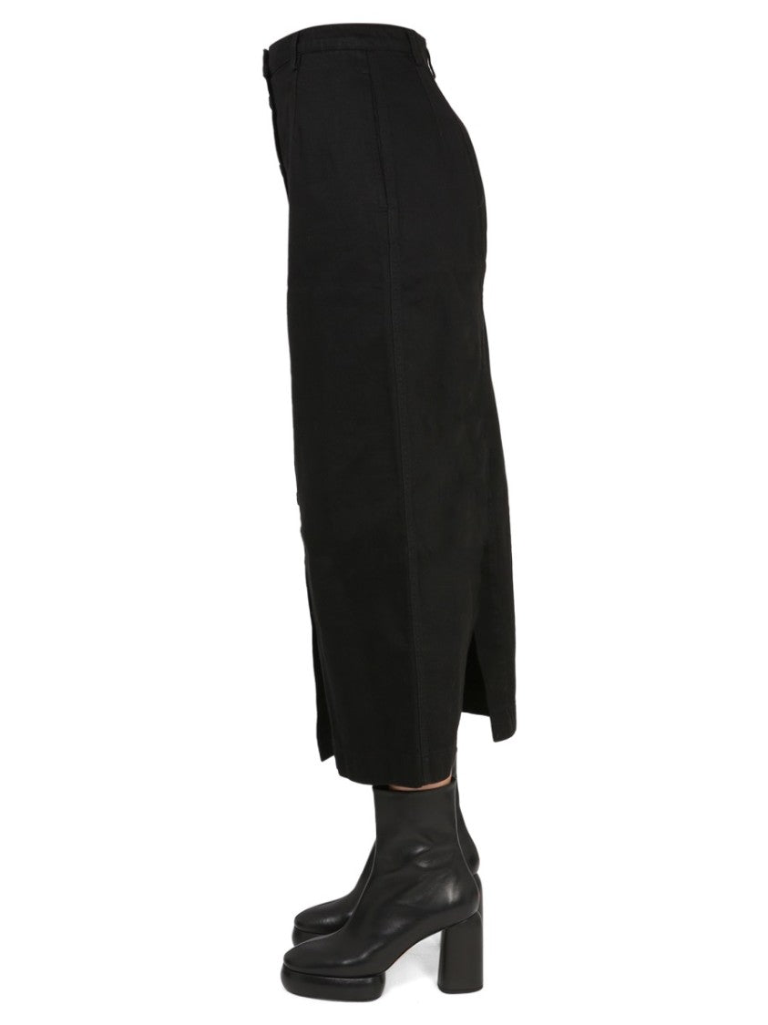 Raf Simons Black Midi Skirt