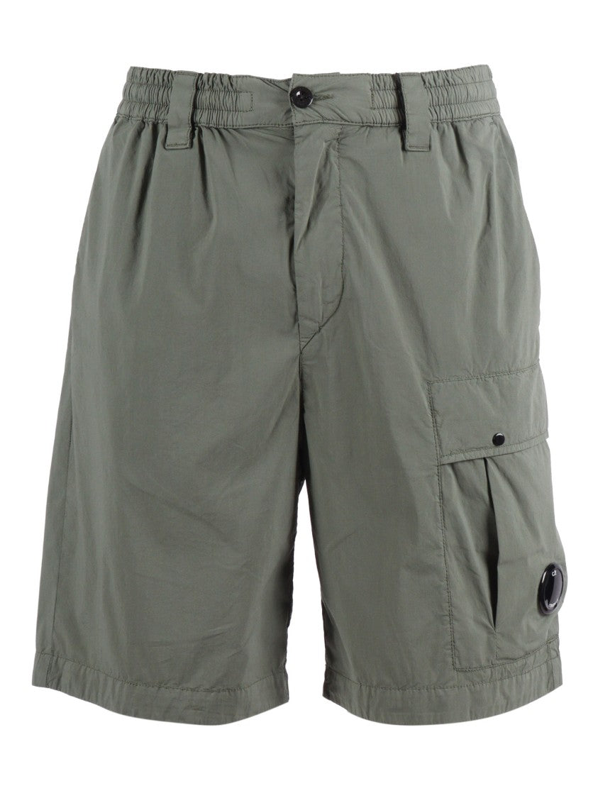 C.P. Company Relaxed Fit Cargo Lens Denim Shorts