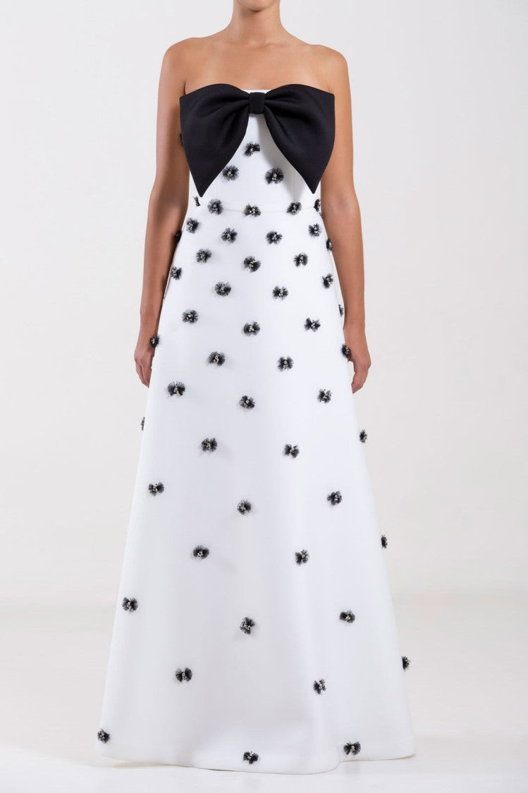 Saiid Kobeisy Scuba Beaded Dress