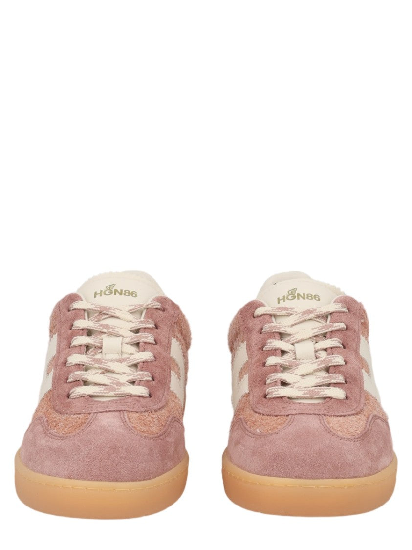Hogan Cool Suede Textured Leather Calfskin-Mutton Sneakers