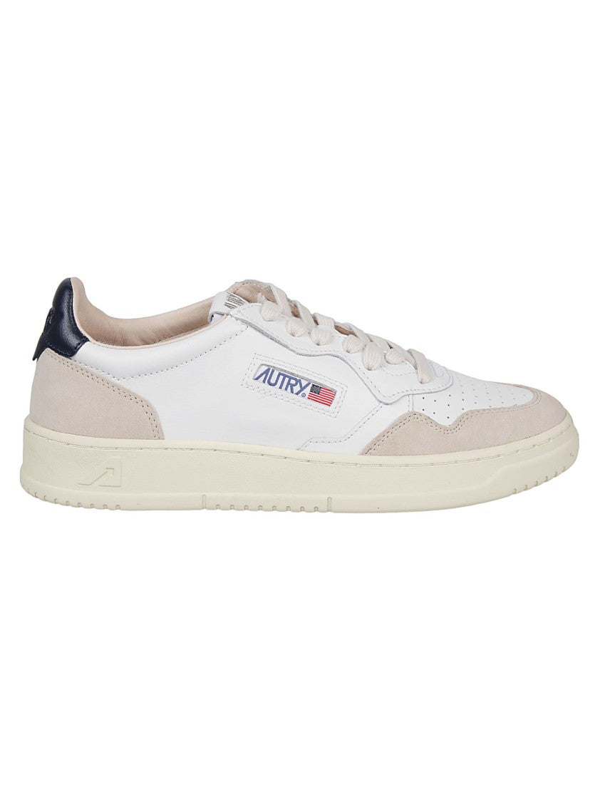Autry Medalist Low Leather Suede Low-Top Sneakers