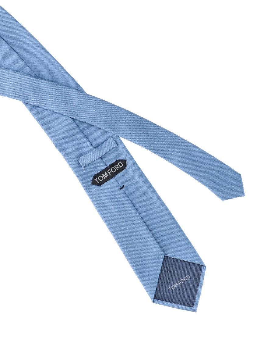 Tom Ford Light Blue Mulberry Silk Tie