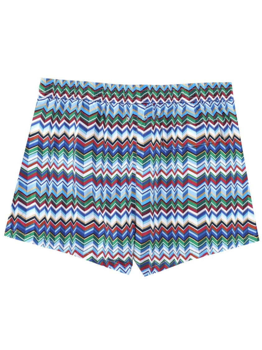 Missoni Vibrant Zigzag Quick-Drying Swim Shorts