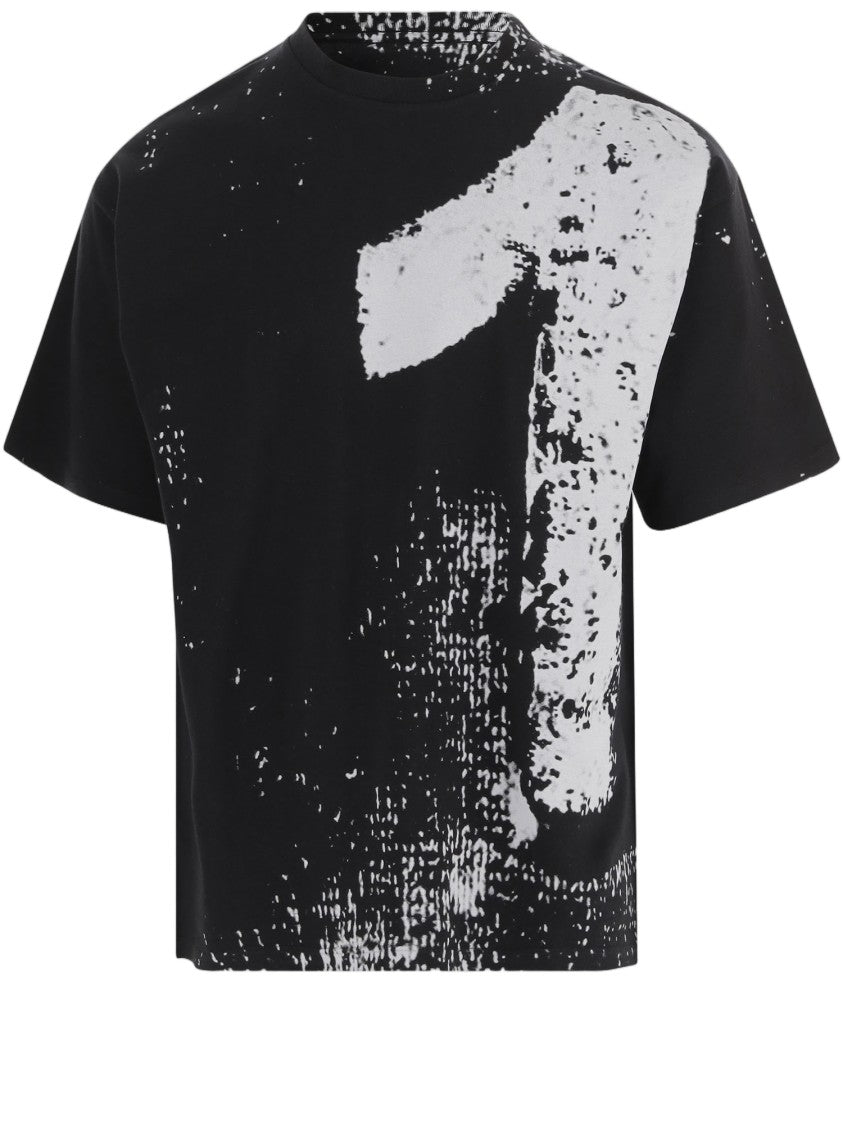 Maison Margiela Oversized Cotton T-Shirt With Iconic Number 10 Design