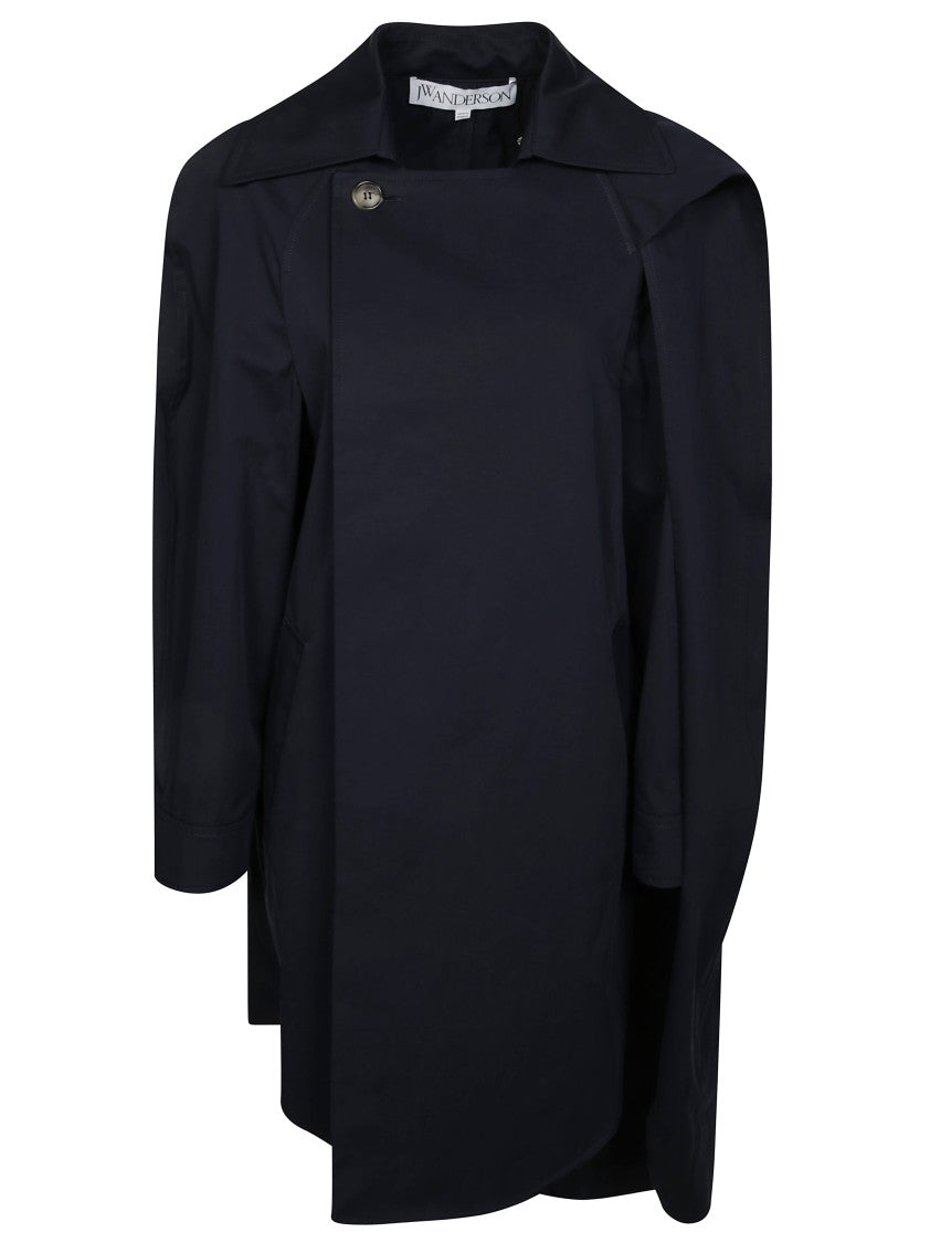 J. W. Anderson Asymetric Cape Trench Coat