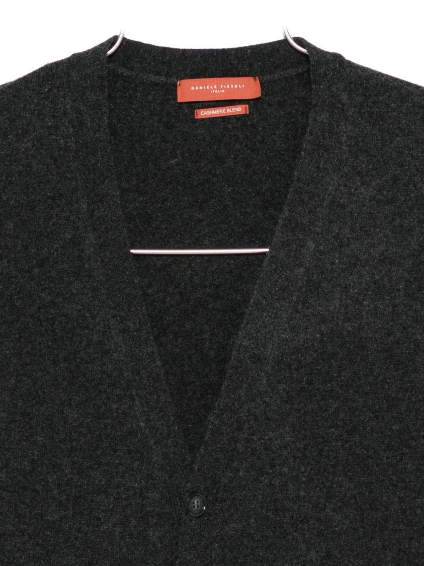 Daniele Fiesoli Sleeveless Grey Sweater Vest