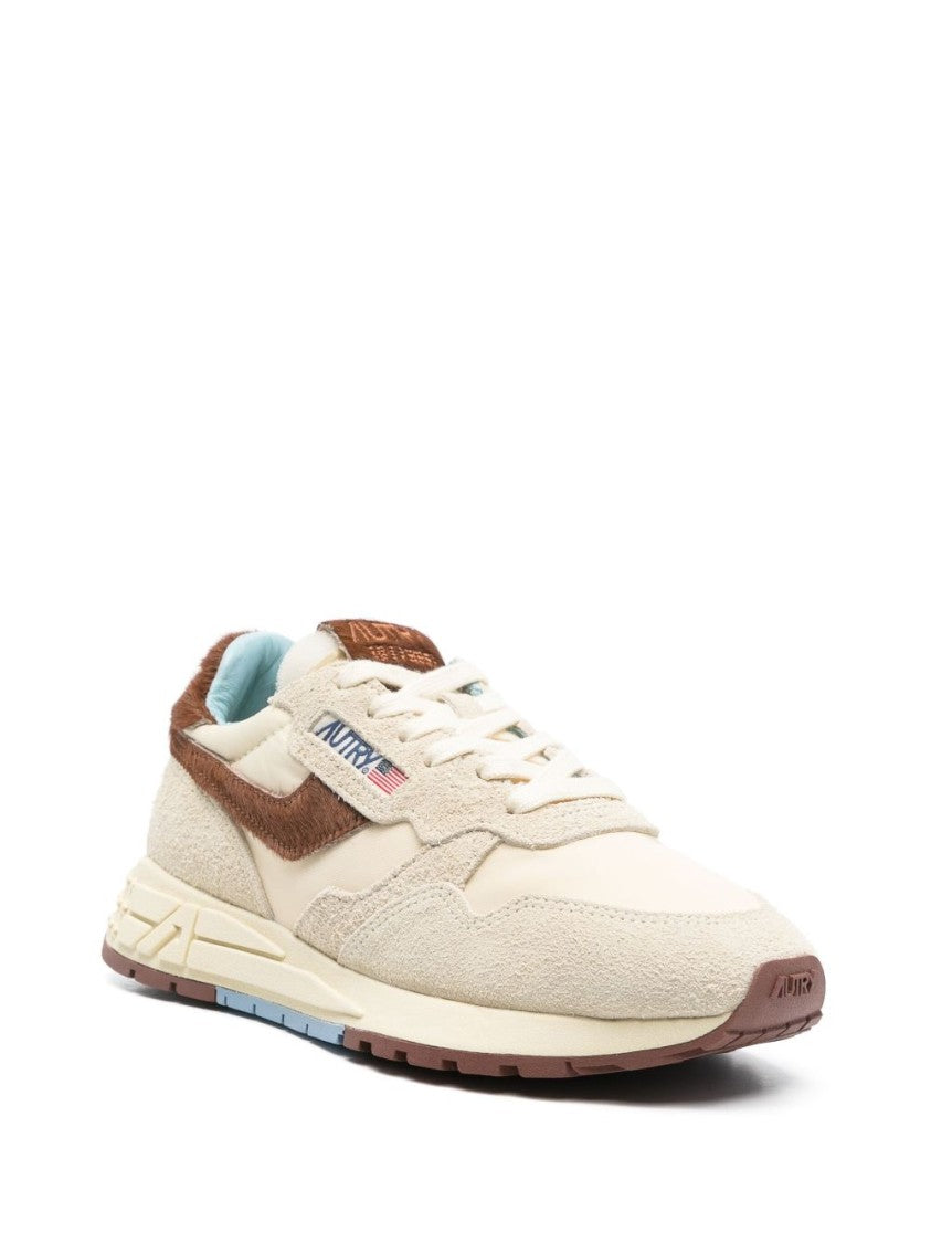 Autry White And Brown Sneakers