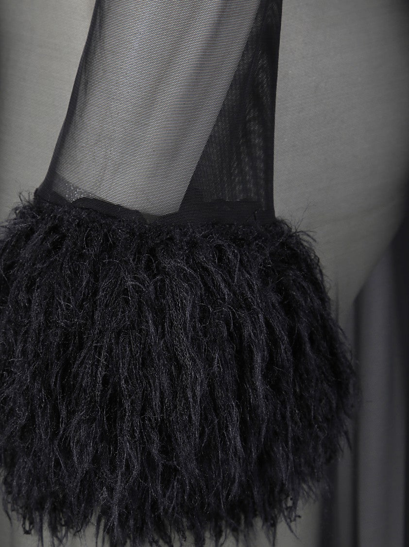 Marine Serre Unique Transparent Dress