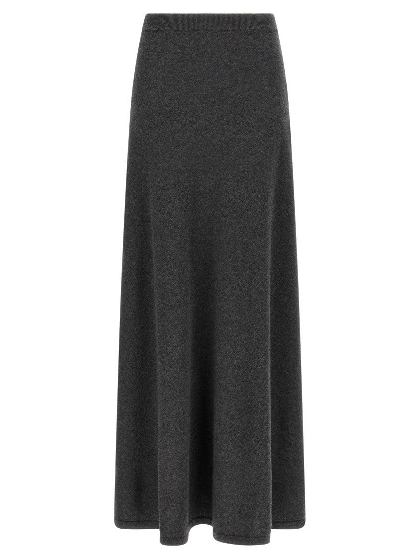Balenciaga Maxi Wool Skirt