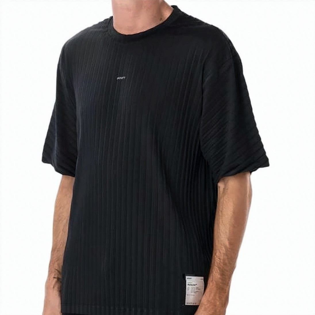 Satisfy Minimalist Black Ribbed Training T-Shirt