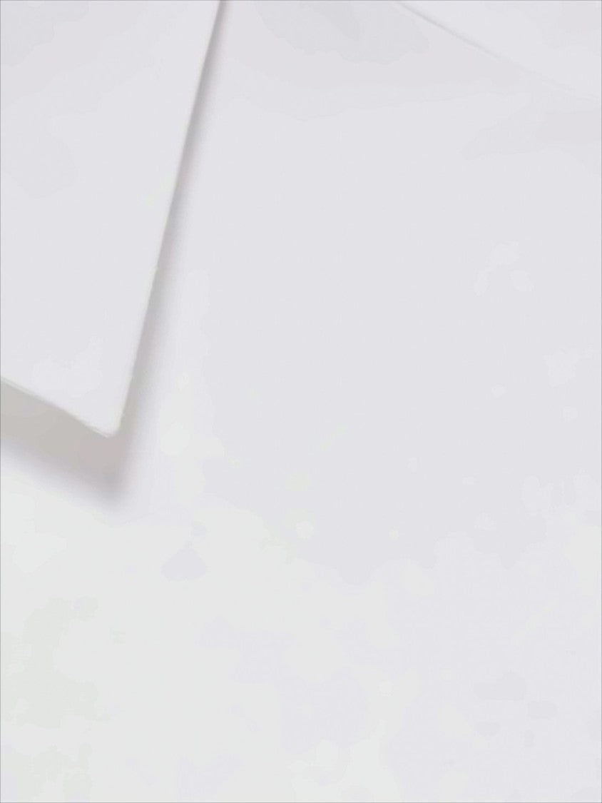 Gucci White Cotton Button-Up Shirt