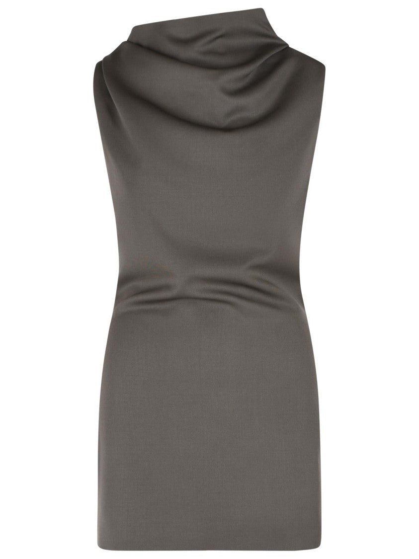 Khaite 'Astor' Mini Dress In Virgin Wool