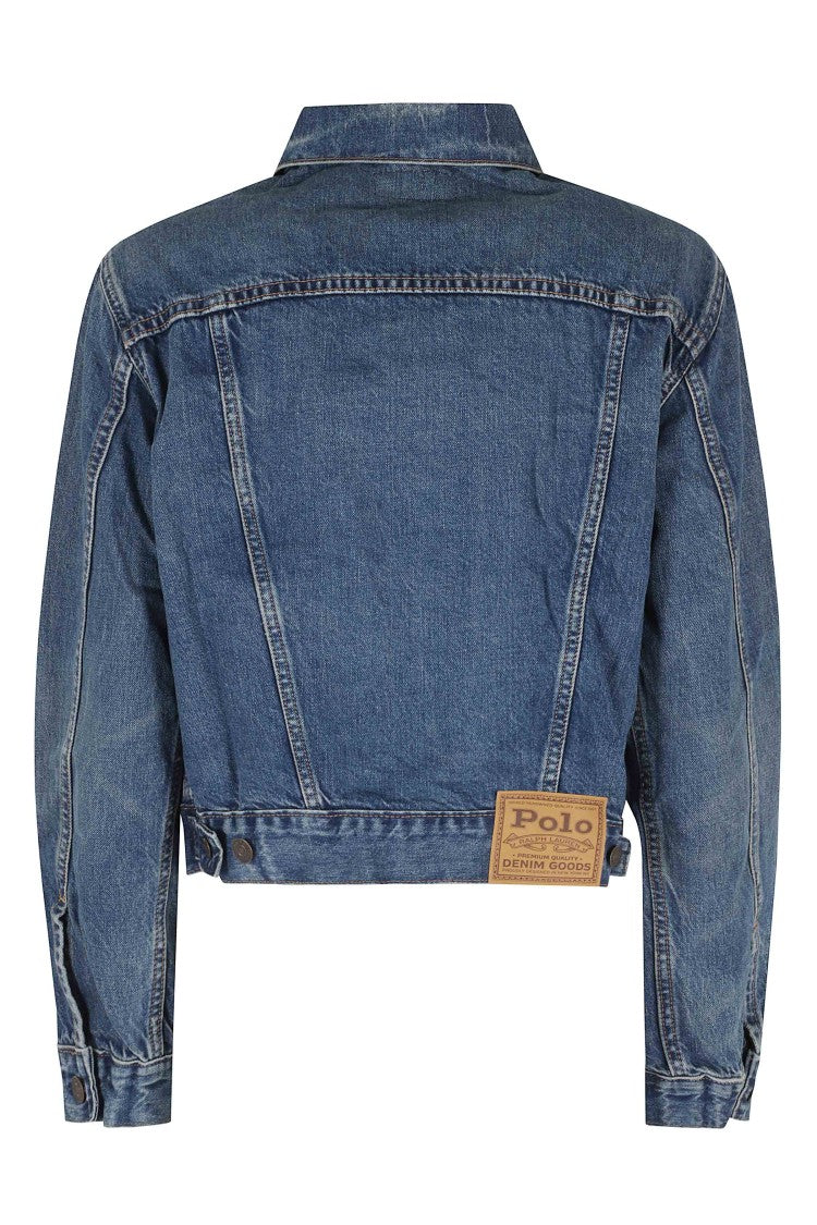 Polo Ralph Lauren Denim Blue Classic Trucker Cotton-Blend Denim Jacket