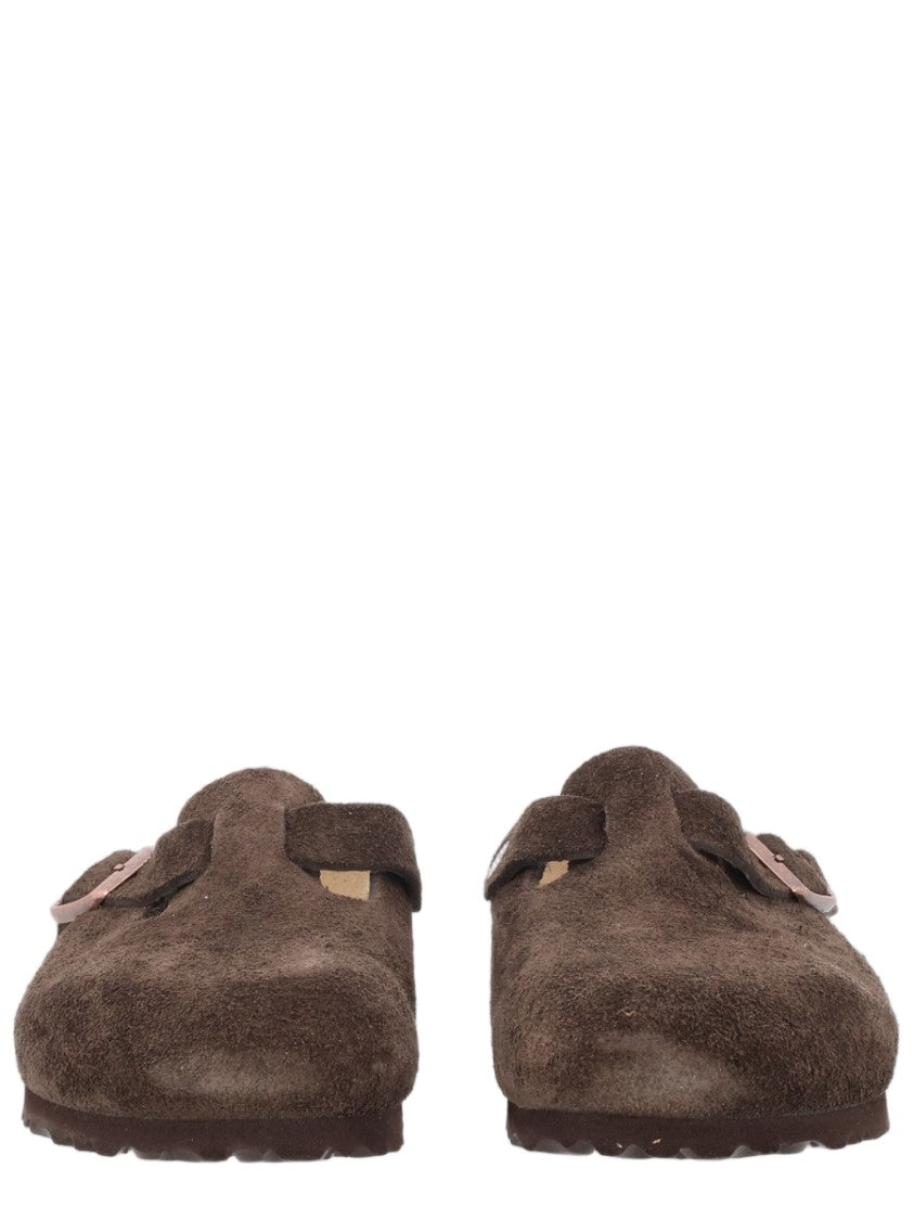 Birkenstock Brown Classic Cork Footbed Leather Sandals