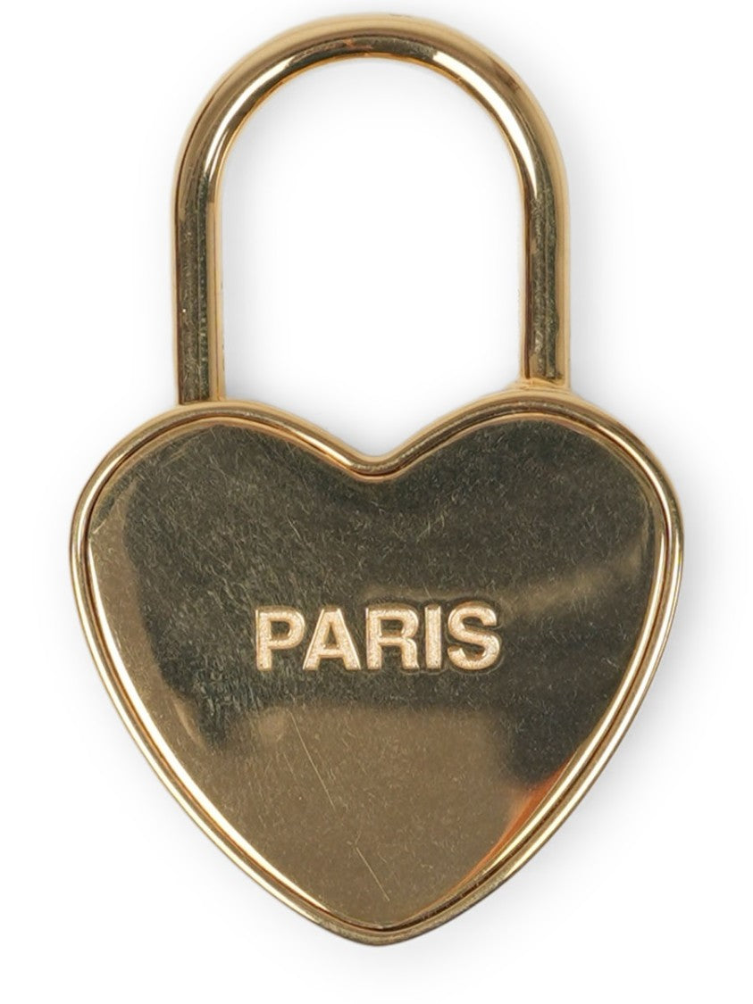 Celine I Love Celine Padlock Heart Brass Charm
