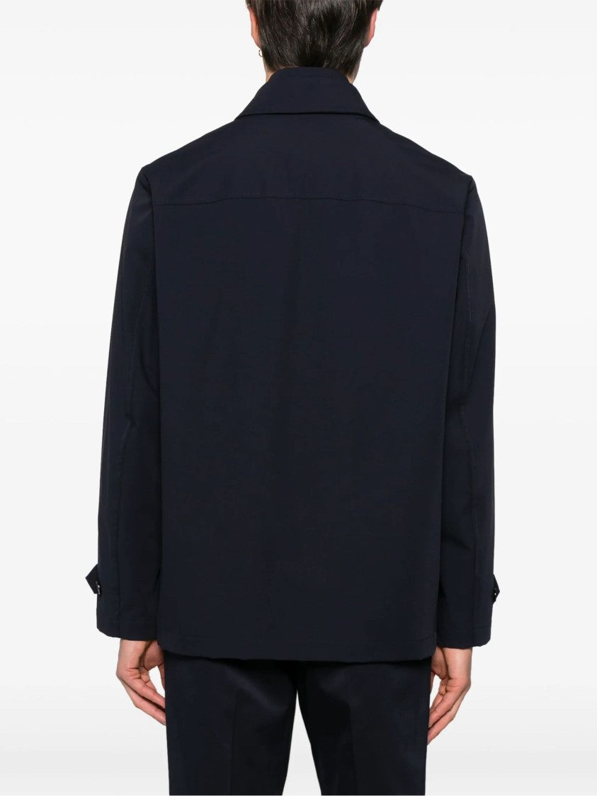 Fay Dark Navy Minimalist Jacket