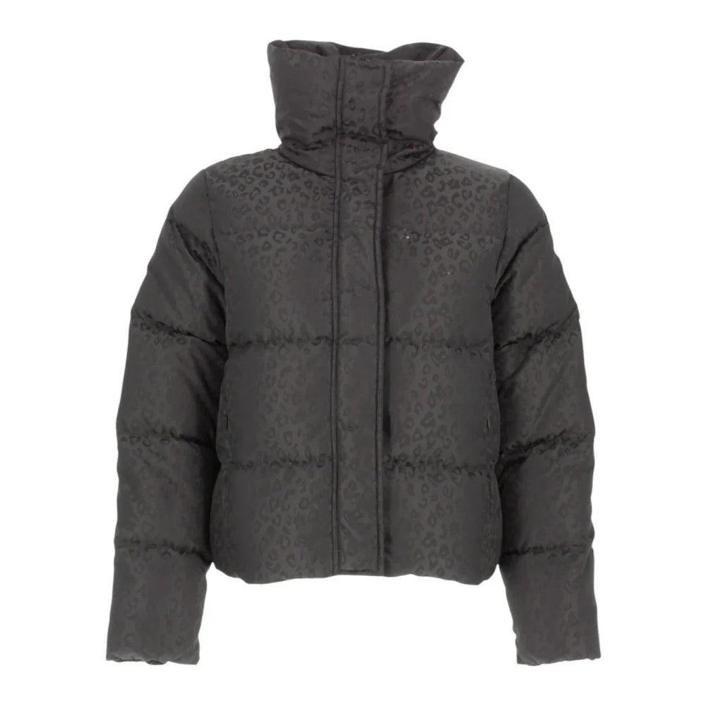 Colmar Originals Animal-Print Puffer Jacket With Maxi Collar