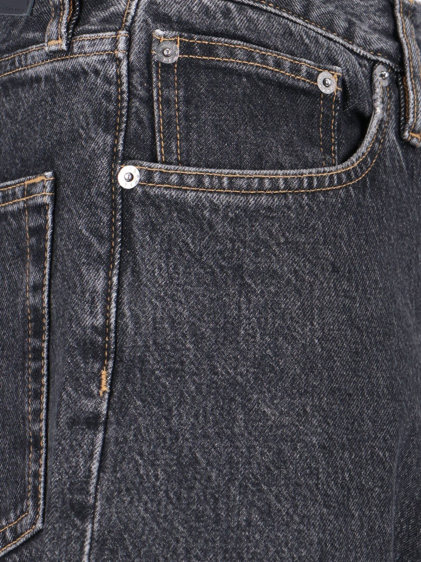 Sunflower Black Wide Twist Denim Jeans