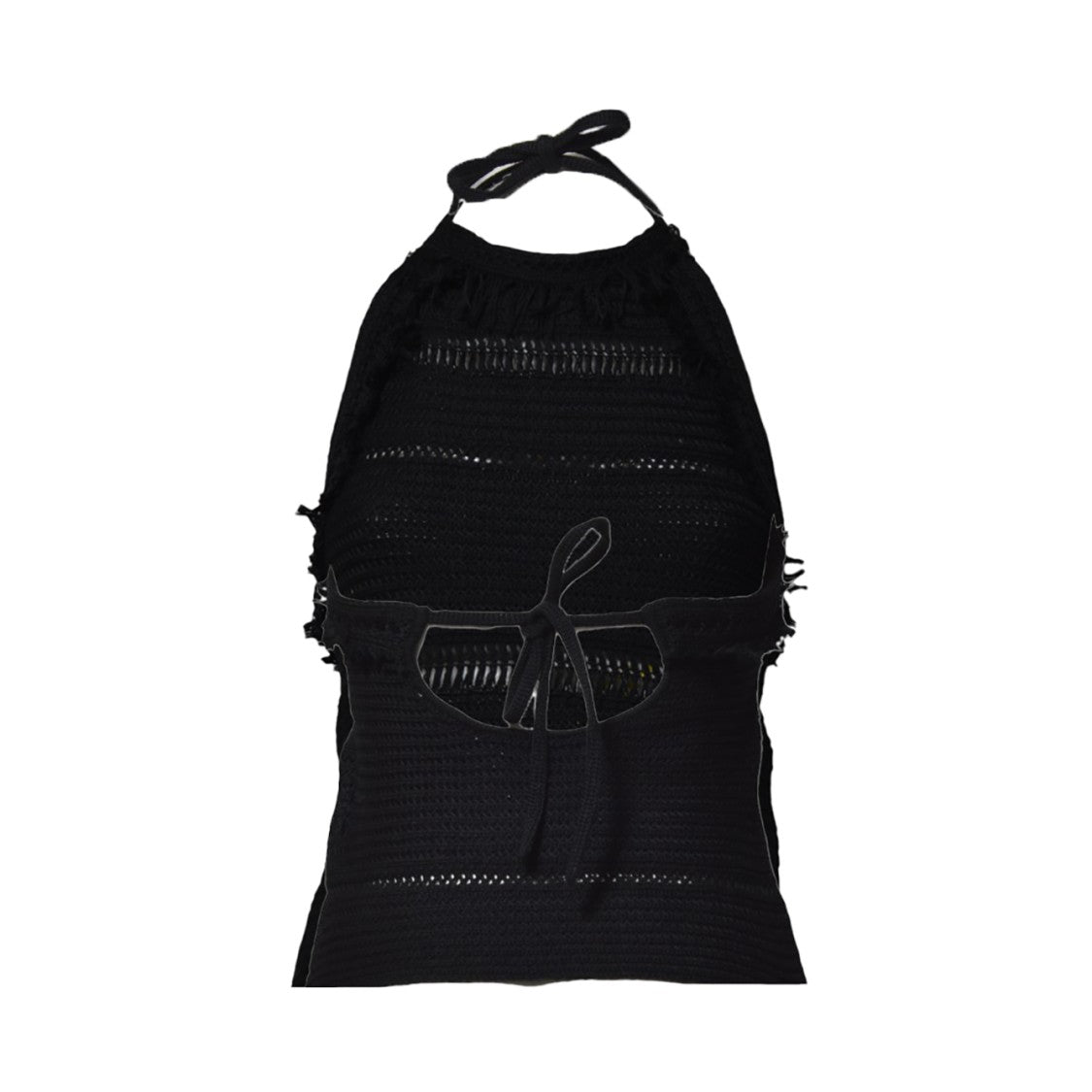 Isabel Marant Étoile Black Macramé Araliane Top