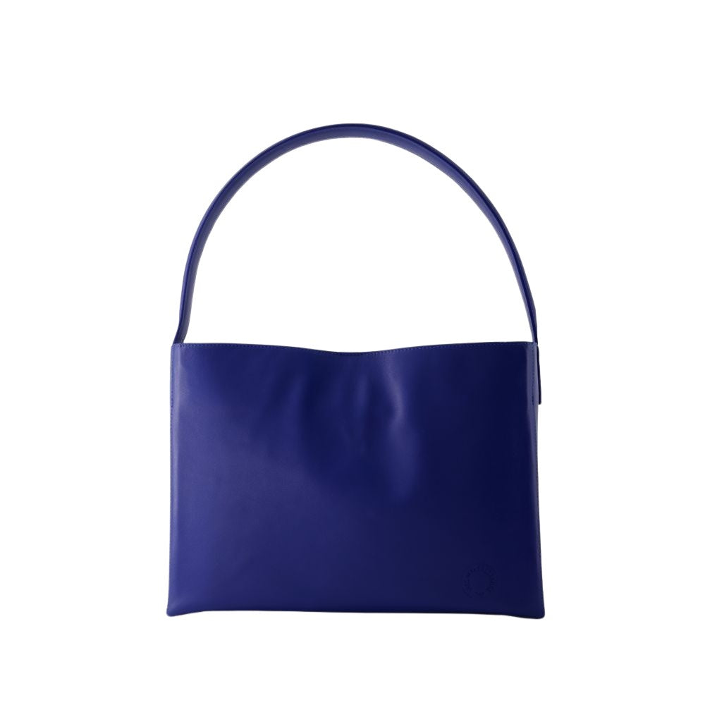 Ines De La Fressange Leonore L Shoulder Bag - Leather - Blue Cobalt