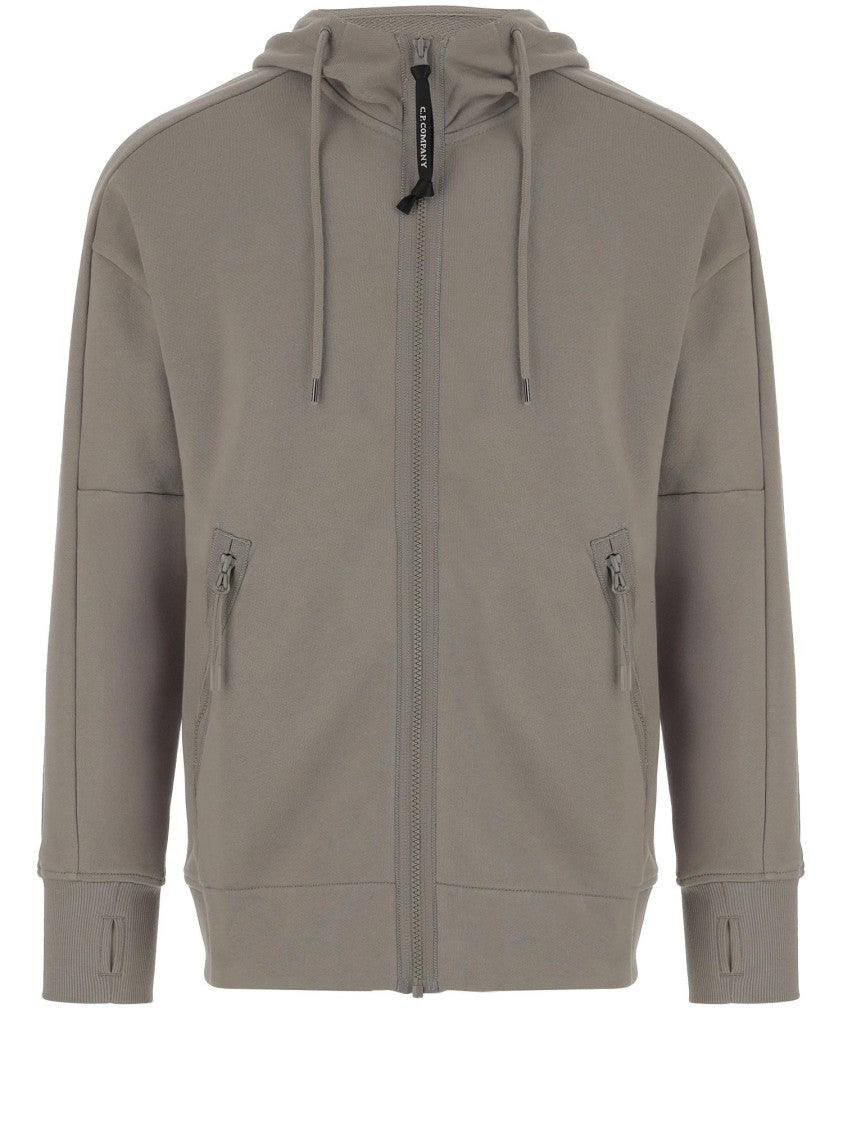 C.P. Company Cotton Sweatshirt With Adjustable Goggle Hood