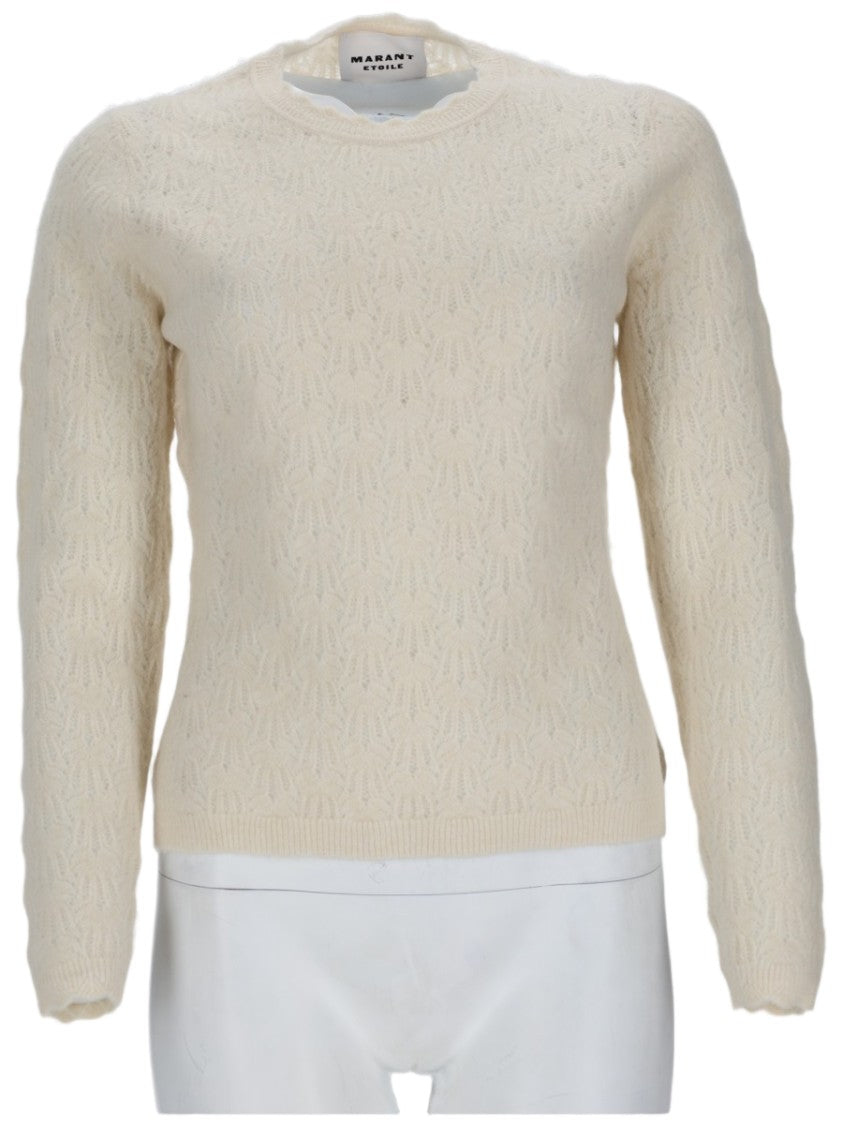 Isabel Marant Étoile Textured Knit Long-Sleeved Sweater In Baby Alpaca Blend