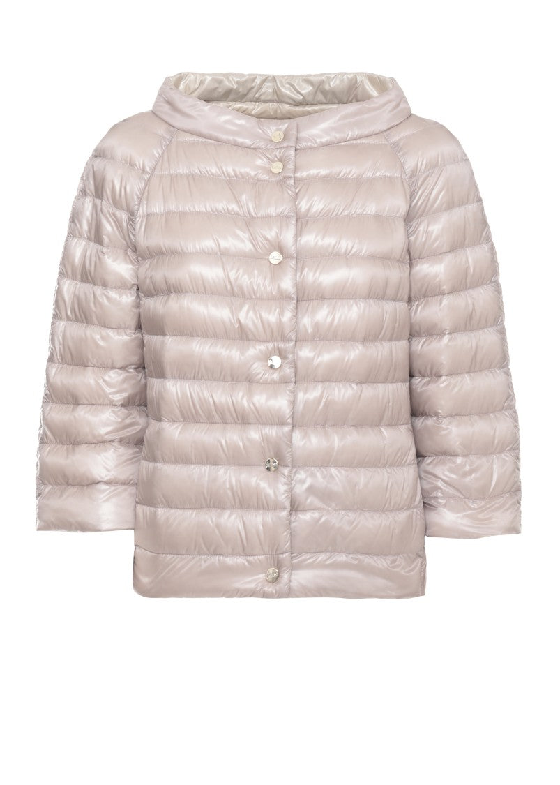 Herno Pink Reversible Quilted Down Jacket