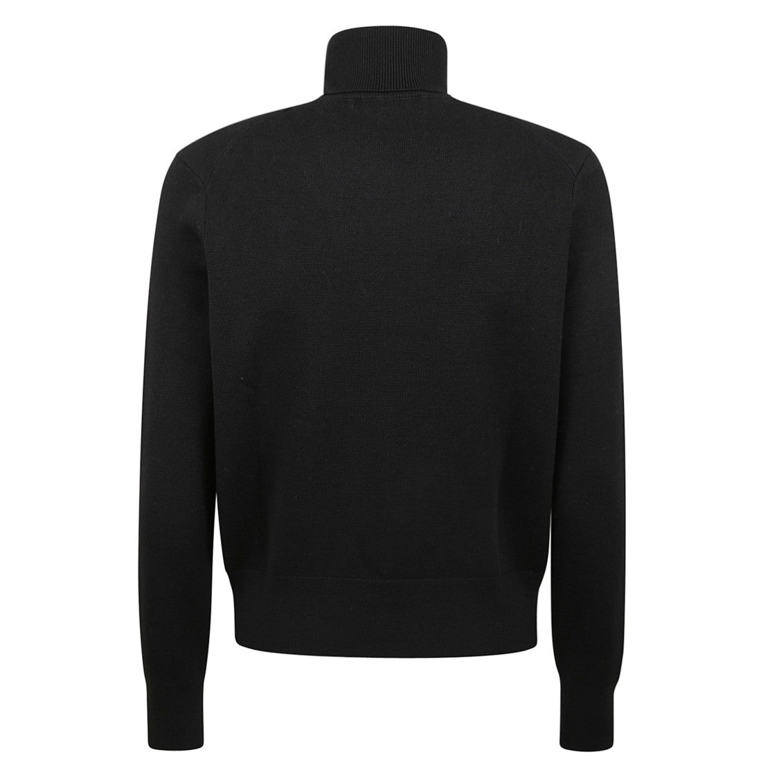 Ami Oversized Turtleneck Sweater With Logo Embroidery