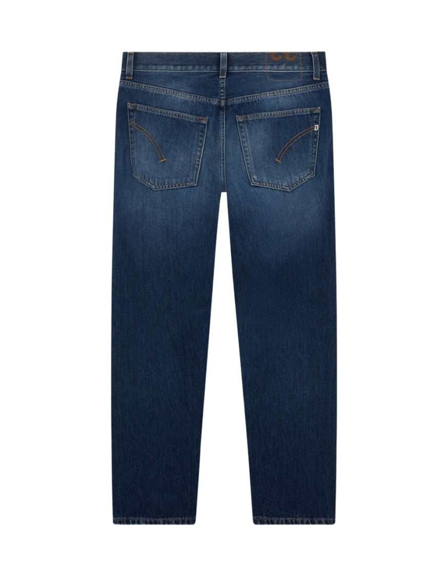 Dondup Carrot Slim Fit Blue Jeans With Five Pockets