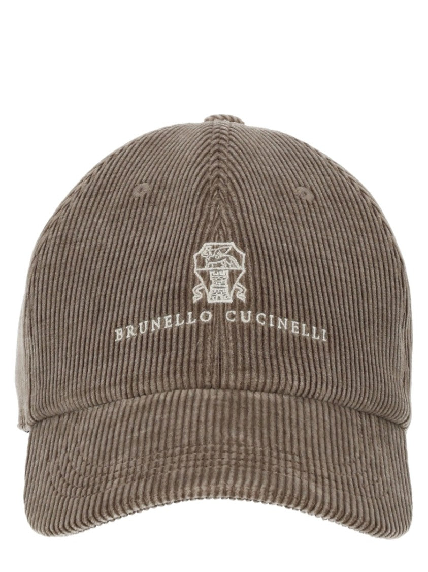 Brunello Cucinelli Textured Corduroy Cashmere-Blend Baseball Cap