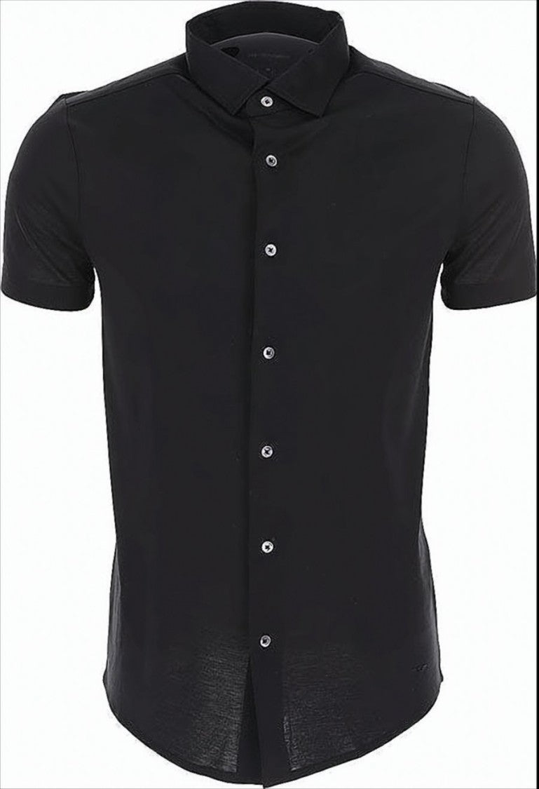 Emporio Armani Black Short-Sleeved Shirt