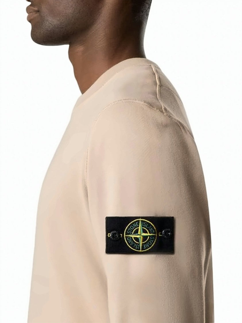 Stone Island Long-Sleeve Sweatshirt With Distinctive Patch Logo
