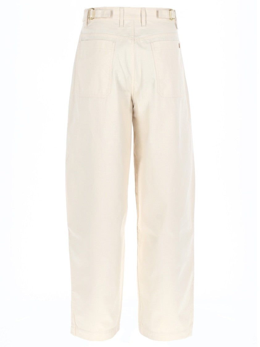 Drôle De Monsieur Ballon High Waist Pleated Trousers Pants