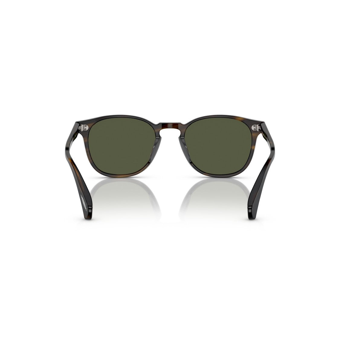 Oliver Peoples 0Ov5298su Round Tortoiseshell Acetate Sunglasses With Green Lenses