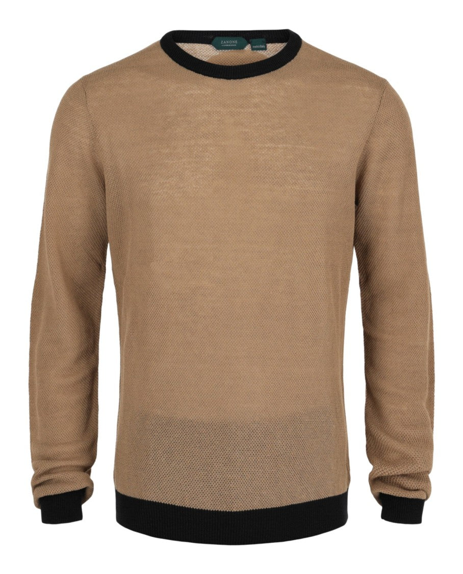Slowear Zanone Knit Crewneck Slim-Fit Sweater
