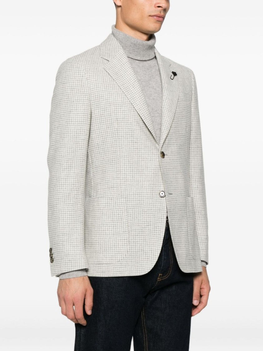Lardini Tailored Wool-Cashmere Blend Lardini Jacket