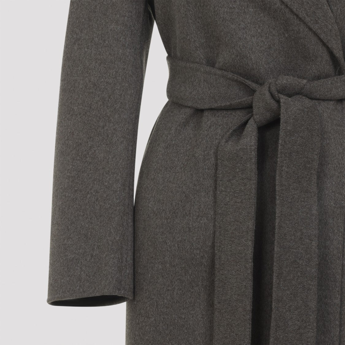 Max Mara Nude Neutrals Virgin Wool Coat
