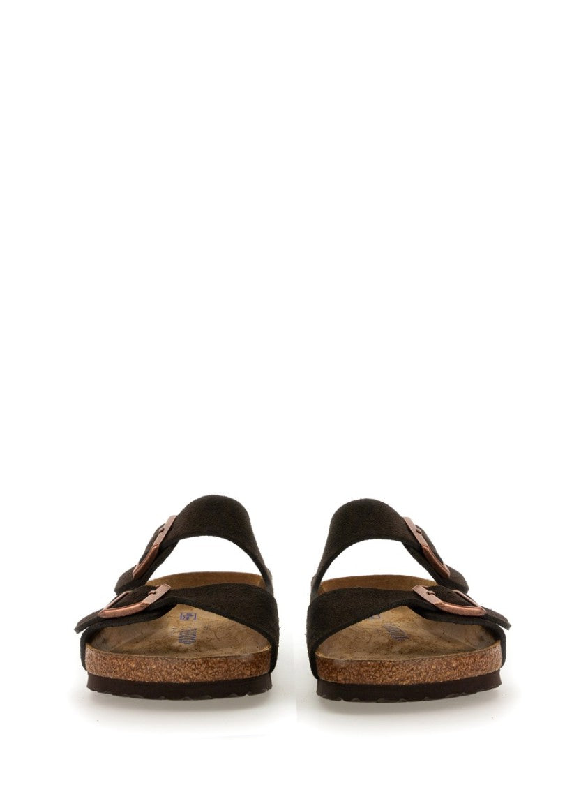 Birkenstock Arizona Leather Buckle Backless Sandals