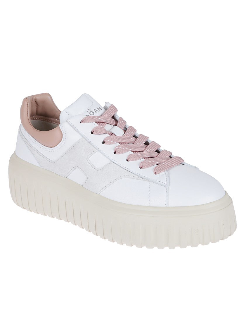 Hogan Low-Top Sneakers With Suede Side Stripes