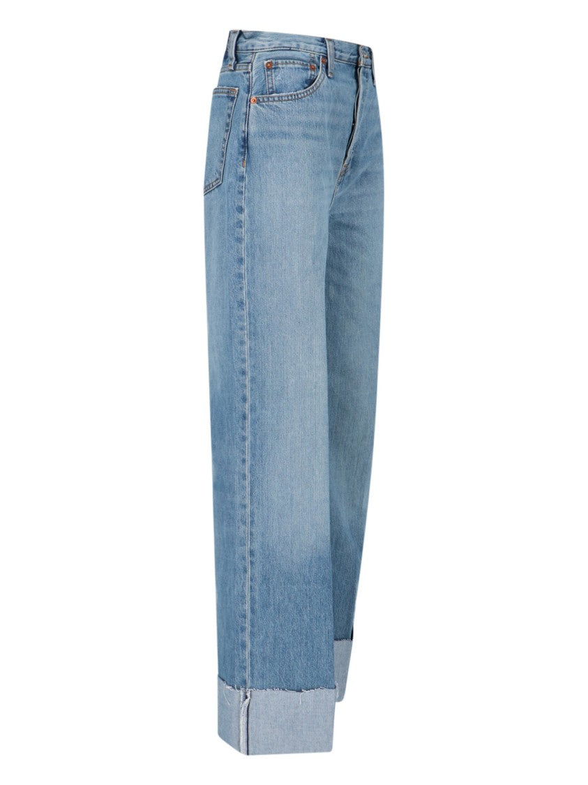 Re/Done Wide Jeans – Light Blue