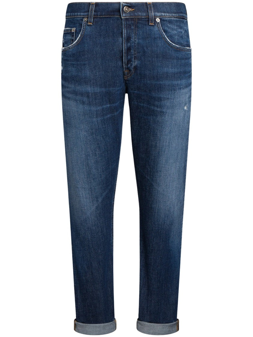 Dondup Icon Medium-Dark Stretch Slim Jeans