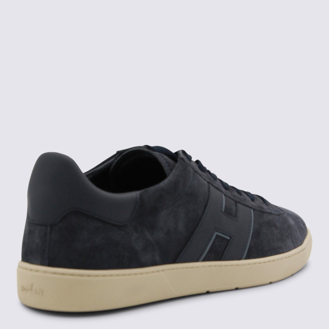 Hogan Low-Top Suede Sneakers With Stitched Detailing