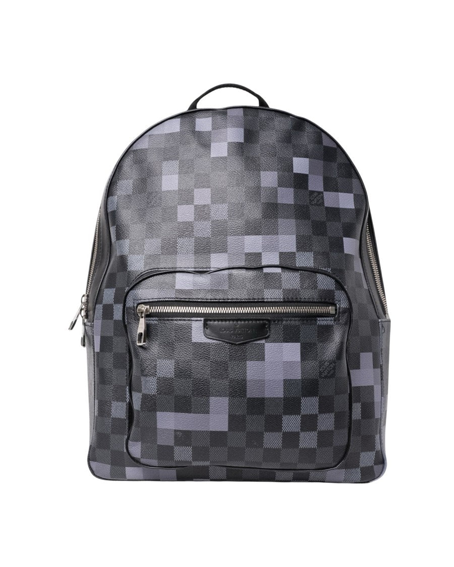 Louis Vuitton Josh Mm Backpack Damier Graphite Pixel Black