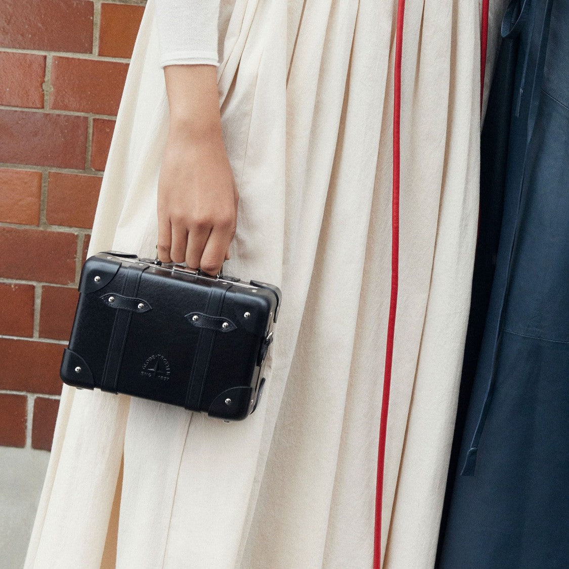 Globe Trotter Miniature Black Centenary Mayfair Cross-Body Bag