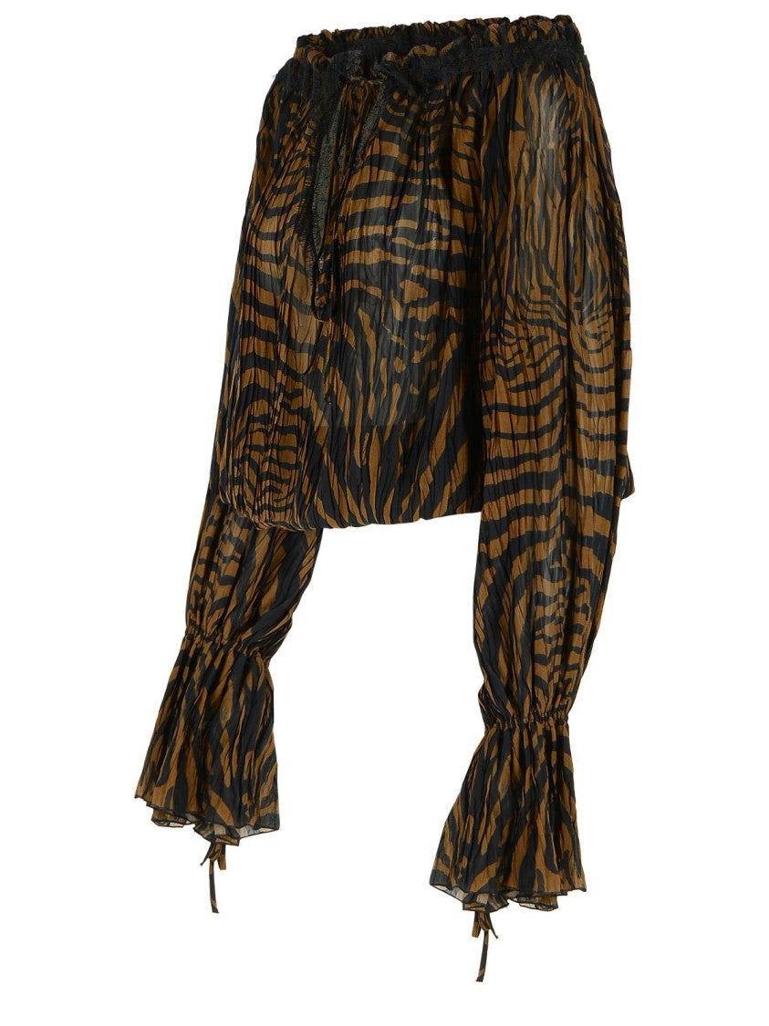 Blumarine Brown Viscose Blouse