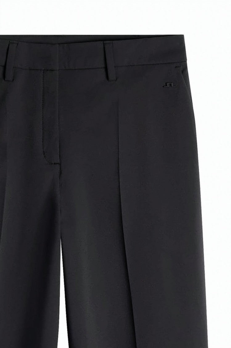 J Lindeberg Tailored Black Pants With Structured Design