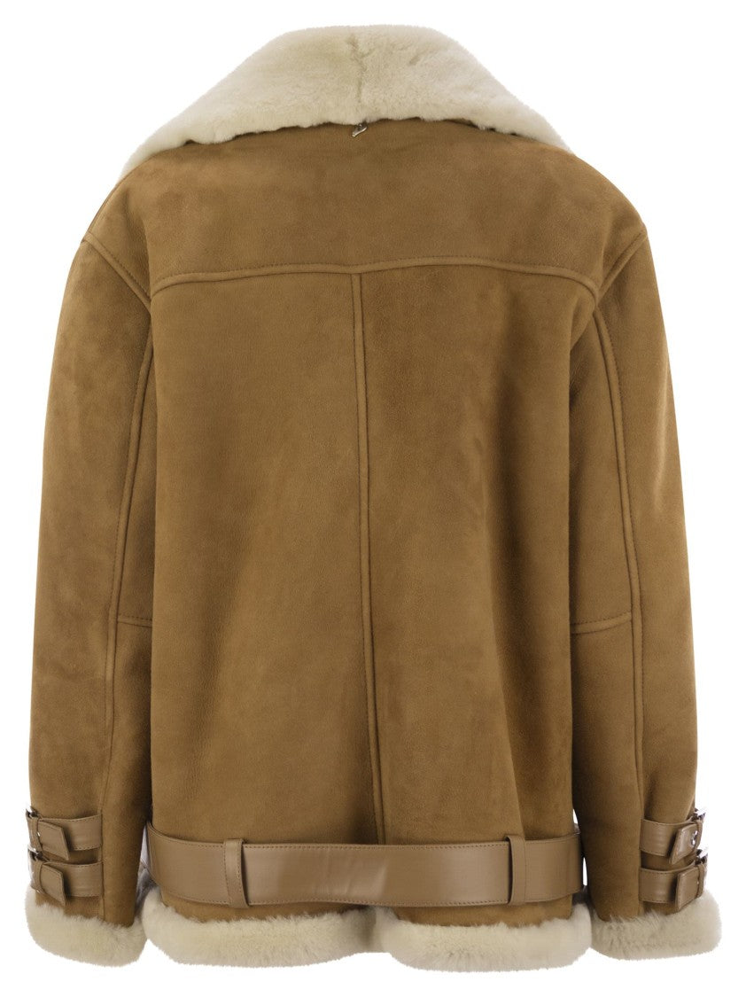 Dondup Loose Shearling Jacket