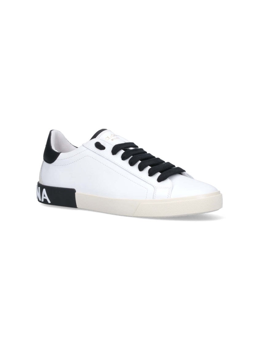 Dolce & Gabbana "Portofino Vintage" Sneakers – White